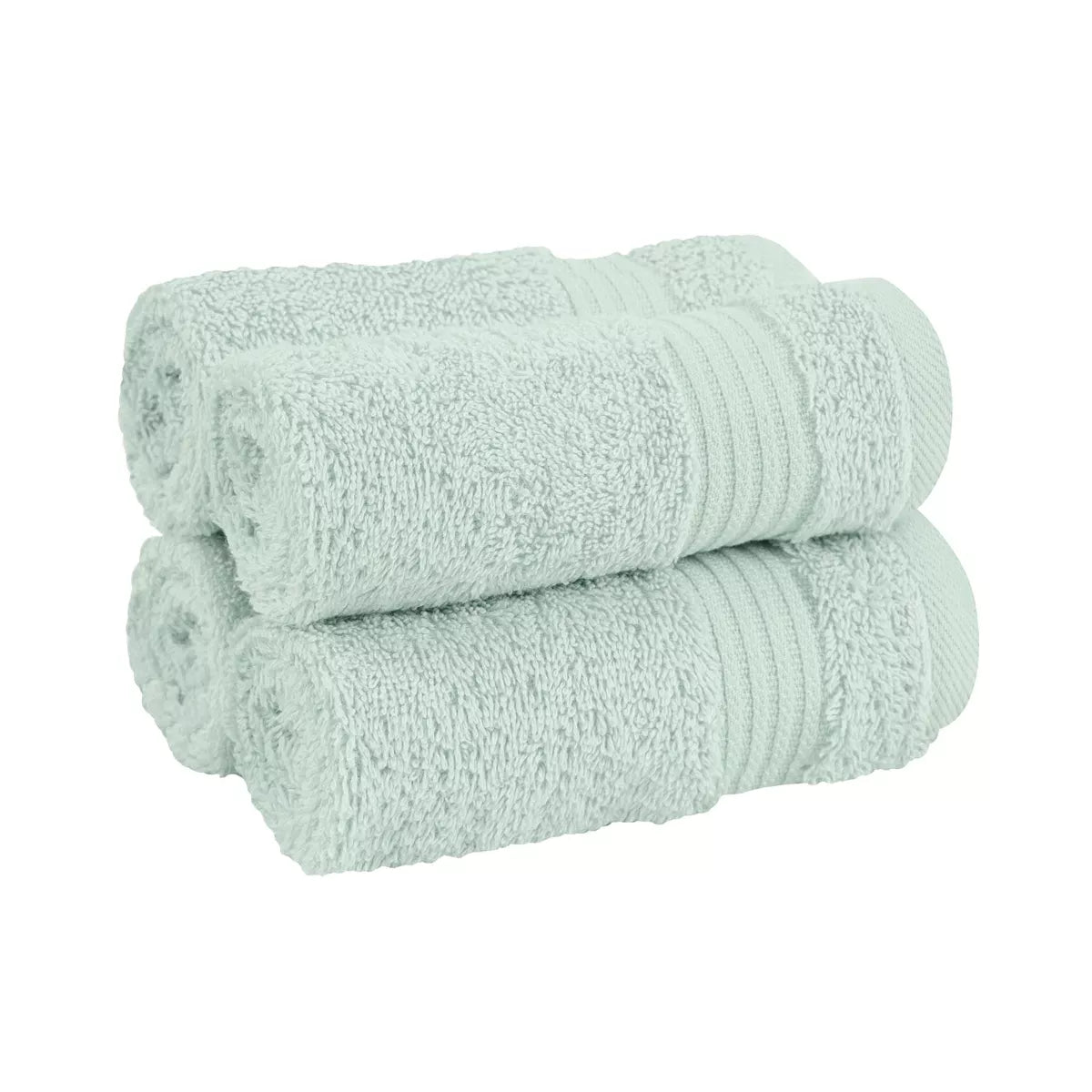 American Soft Linen 100% Cotton Turkish Premium Quality 4 Piece Washcloth Set, 13X13 Inches Washcloth Hand Face Towels for room and Kitchen